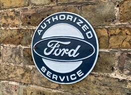 Ford authorised service plaque